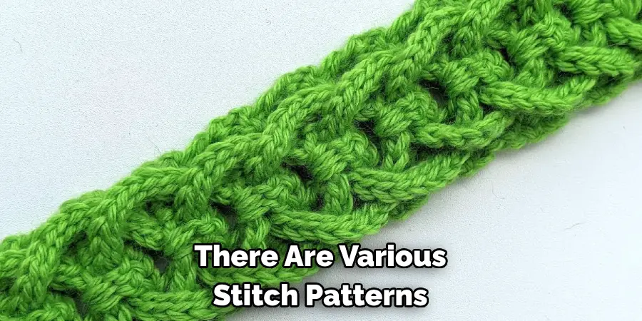 There Are Various Stitch Patterns