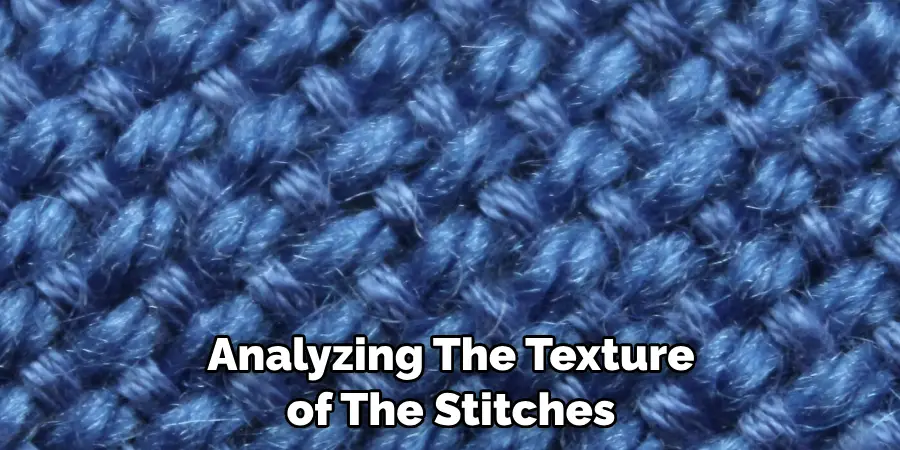 Analyzing the Texture of the Stitches