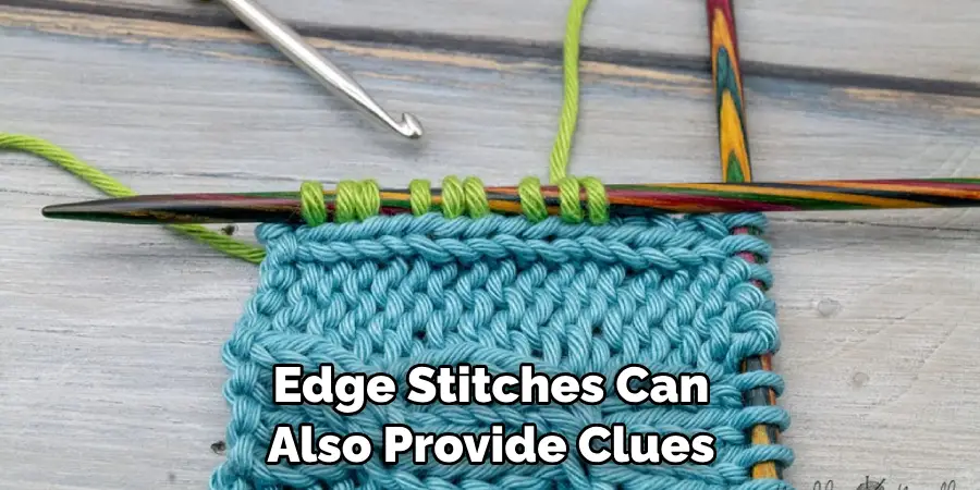 Edge Stitches Can Also Provide Clues
