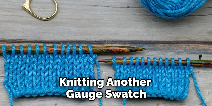 Knitting Another Gauge Swatch