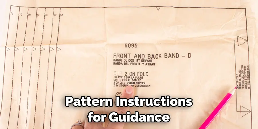 Pattern Instructions for Guidance