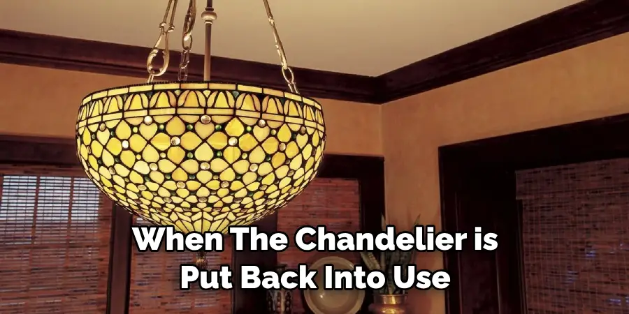 When the Chandelier is Put Back Into Use