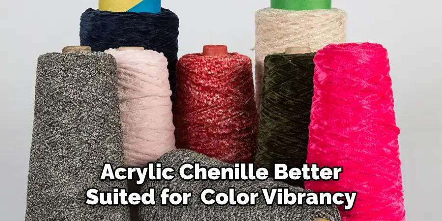 Acrylic Chenille Better Suited for Color Vibrancy