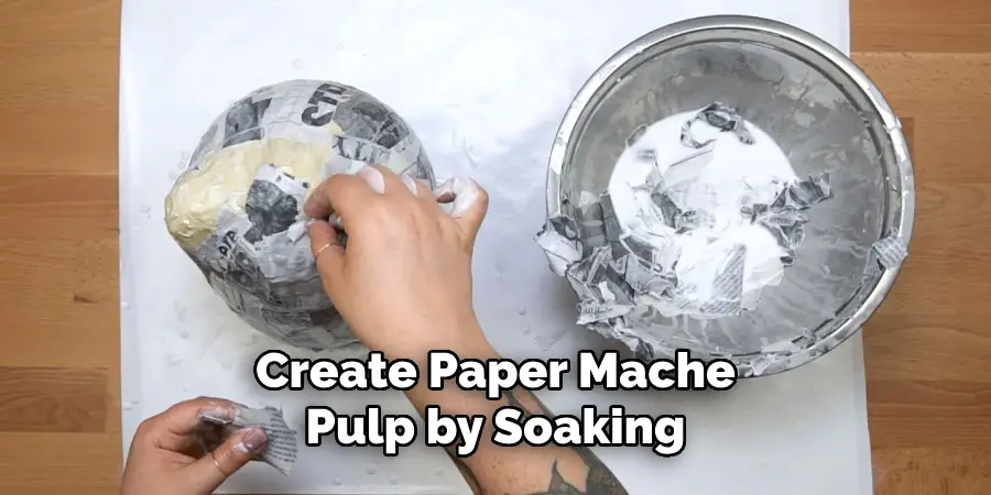 Create Paper Mache Pulp by Soaking