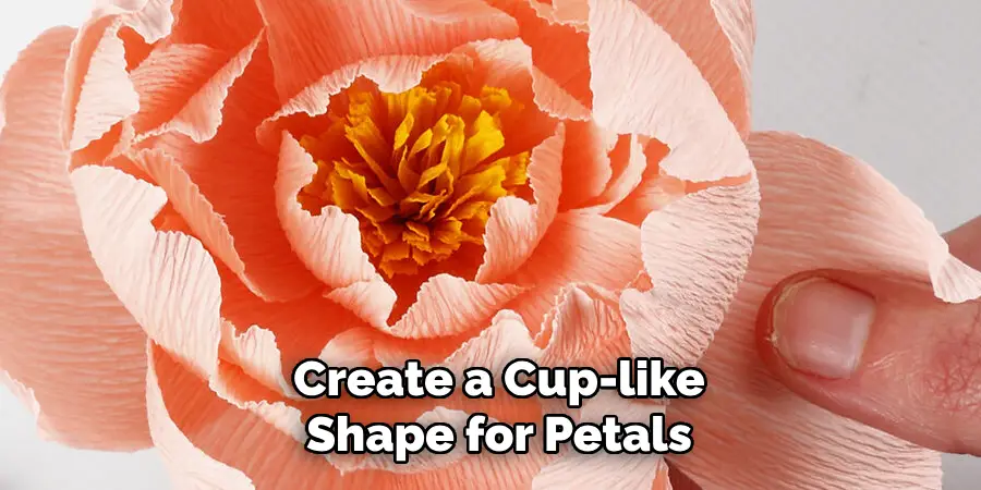 Create a Cup-like Shape for Petals