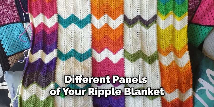 Different Panels of Your Ripple Blanket