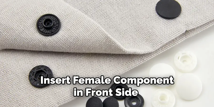 Insert Female Component in Front Side