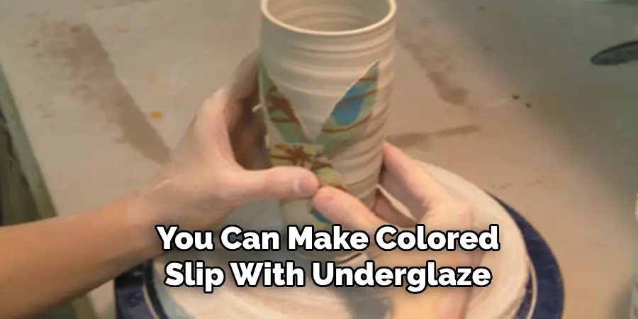 You Can Make Colored Slip With Underglaze