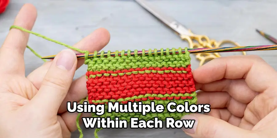 Using Multiple Colors
Within Each Row