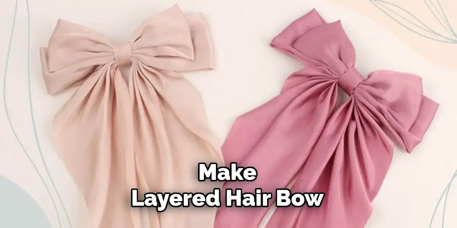 Make Layered Hair Bow