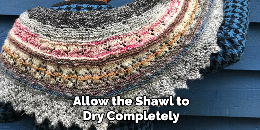 Allow the Shawl to Dry Completely