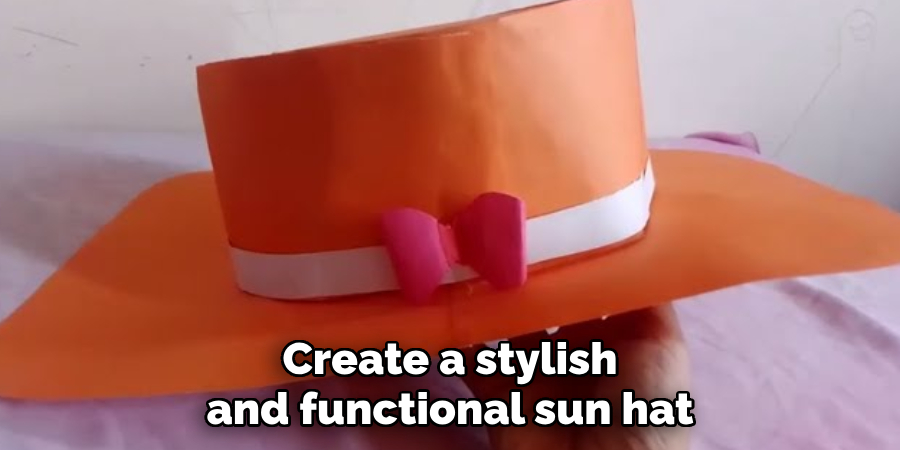 Create a stylish and functional sun hat