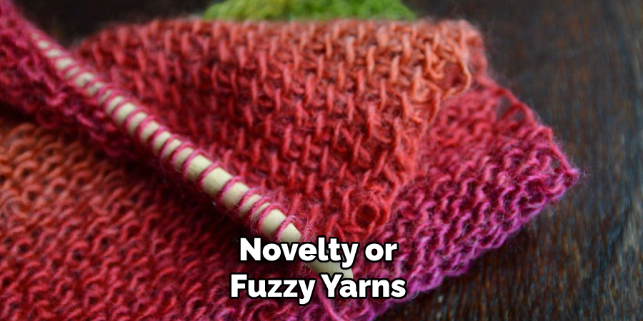 Novelty or Fuzzy Yarns