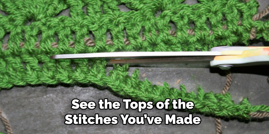 See the Tops of the Stitches You’ve Made