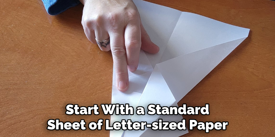 Start With a Standard Sheet of Letter-sized Paper