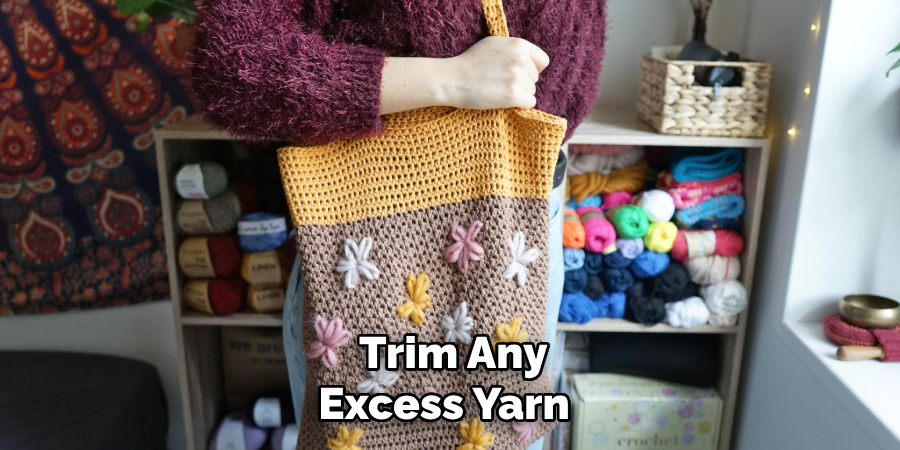  Trim Any Excess Yarn 