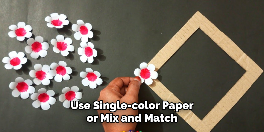 Use Single-color Paper or Mix and Match