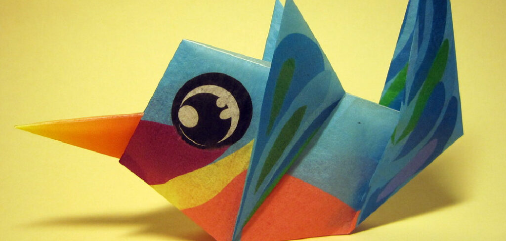 how to make a bird with paper