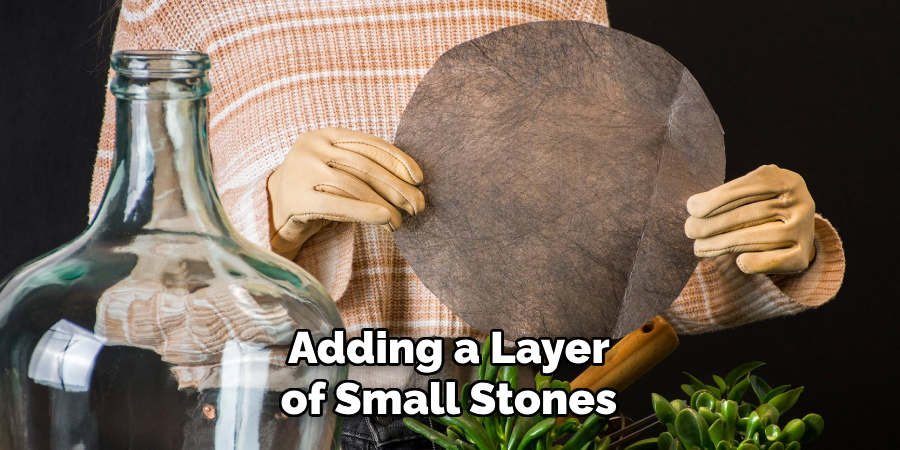 Adding a Layer of Small Stones