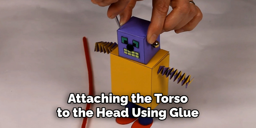 Attaching the Torso to the Head Using Glue