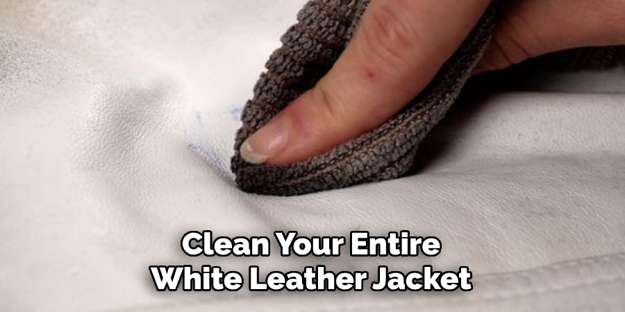 Clean Your Entire White Leather Jacket