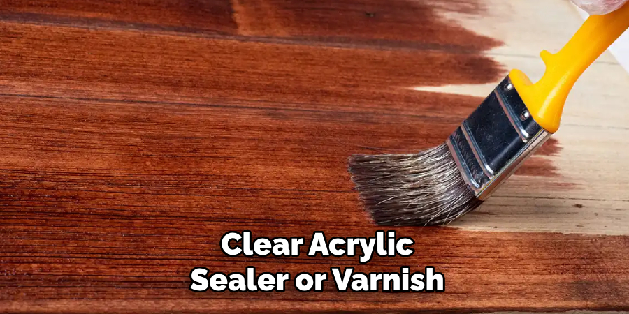 Clear Acrylic Sealer or Varnish