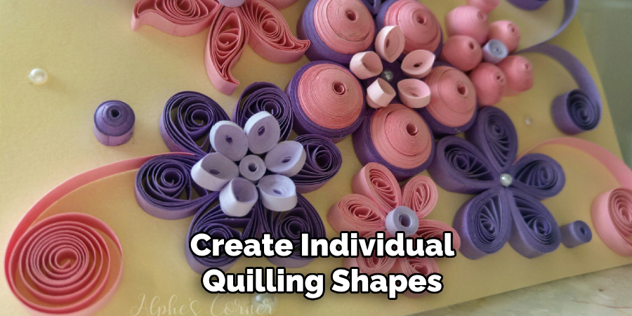 Create Individual Quilling Shapes