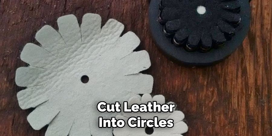 Cut Leather Into Circles