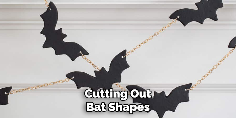 Cutting Out Bat Shapes