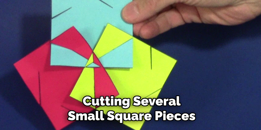 Cutting Several Small Square Pieces