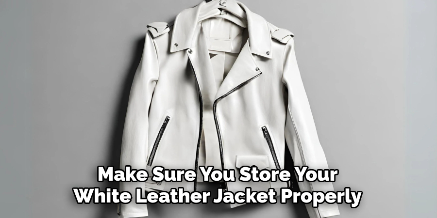 Make Sure You Store Your White Leather Jacket Properly