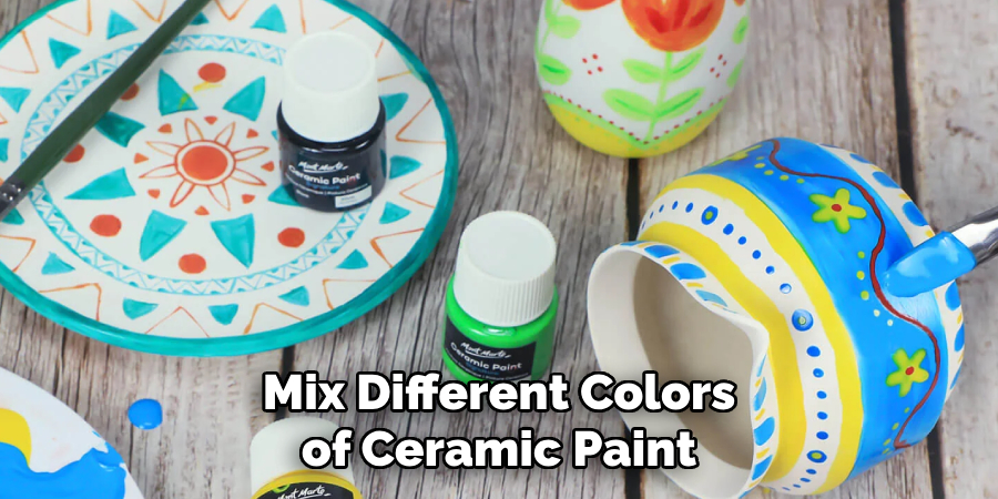 Mix Different Colors of Ceramic Paint