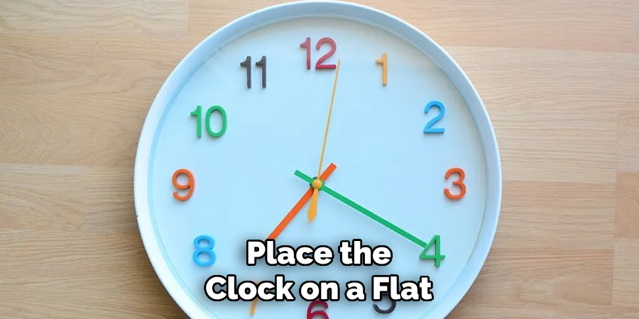 Place the Clock on a Flat