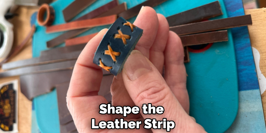 Shape the Leather Strip