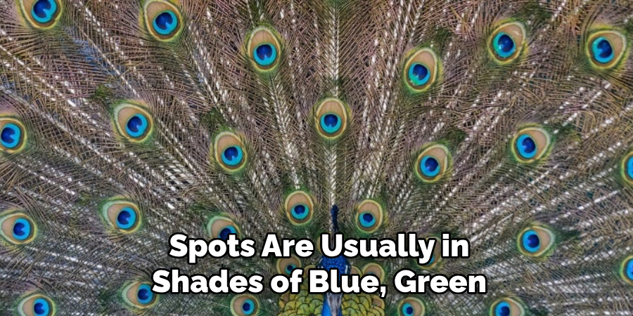 Spots Are Usually in Shades of Blue, Green