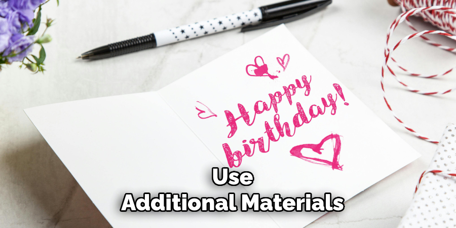 Use Additional Materials