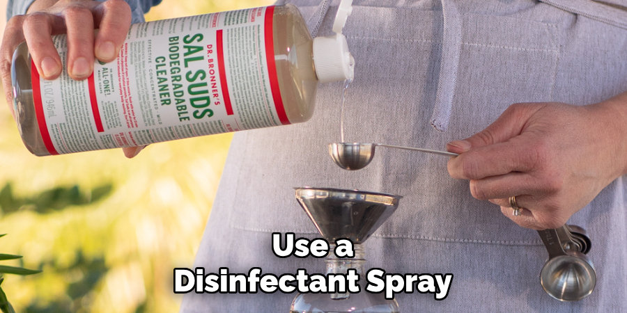 Use a Disinfectant Spray