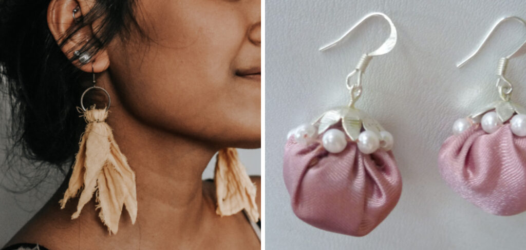 How to Make Fabric Earrings