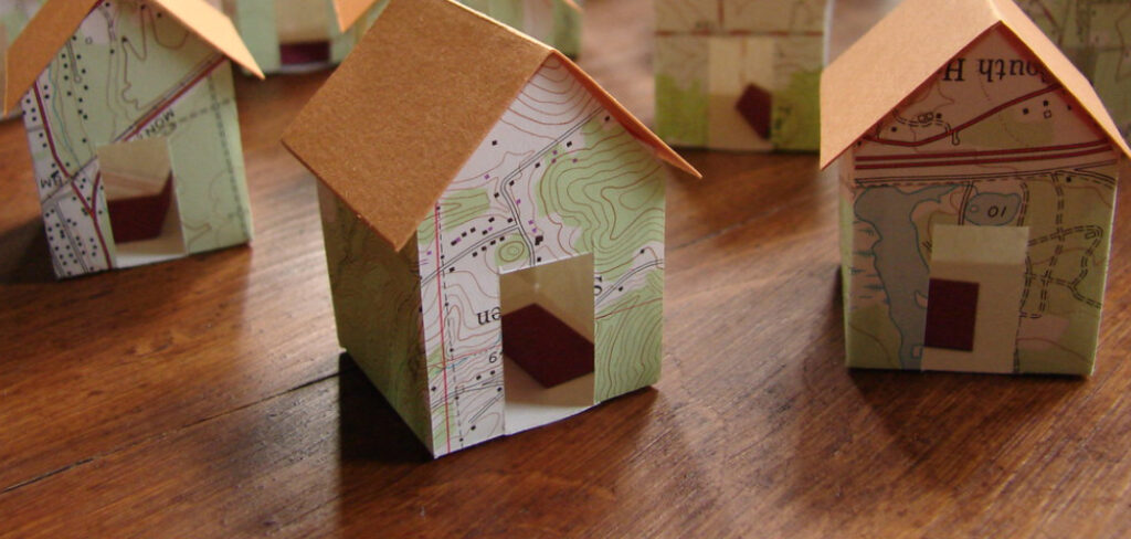 how to make paper houses