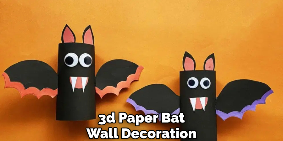 3d Paper Bat
Wall Decoration