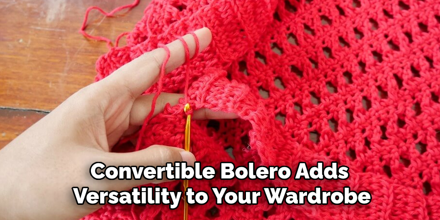 Convertible Bolero Adds
Versatility to Your Wardrobe