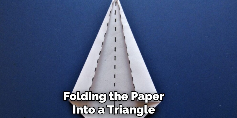 Folding the Paper
Into a Triangle
