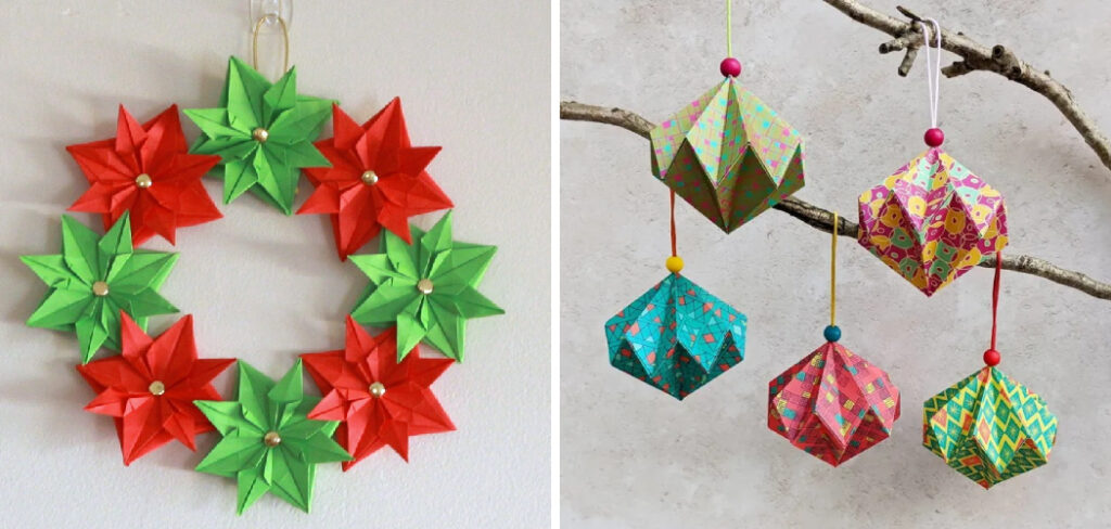 How to Make Origami Christmas Ornaments