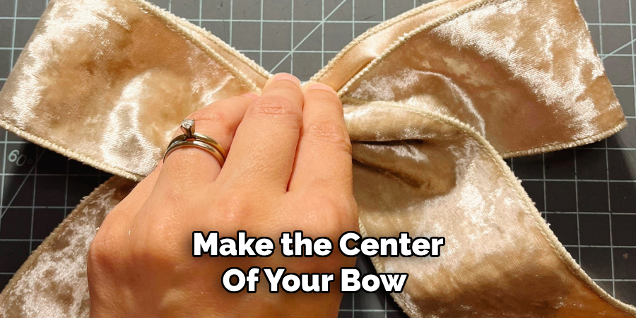 Make the Center
Of Your Bow