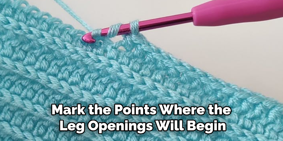 Mark the Points Where the
Leg Openings Will Begin