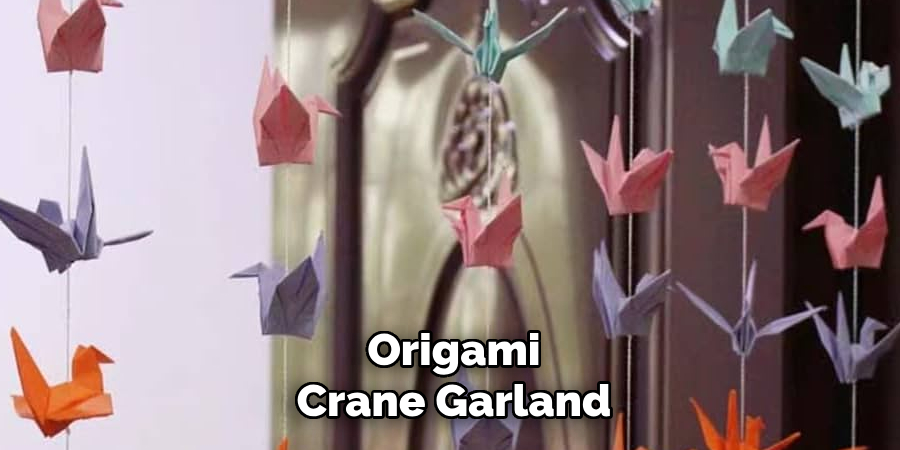 Origami Crane Garland