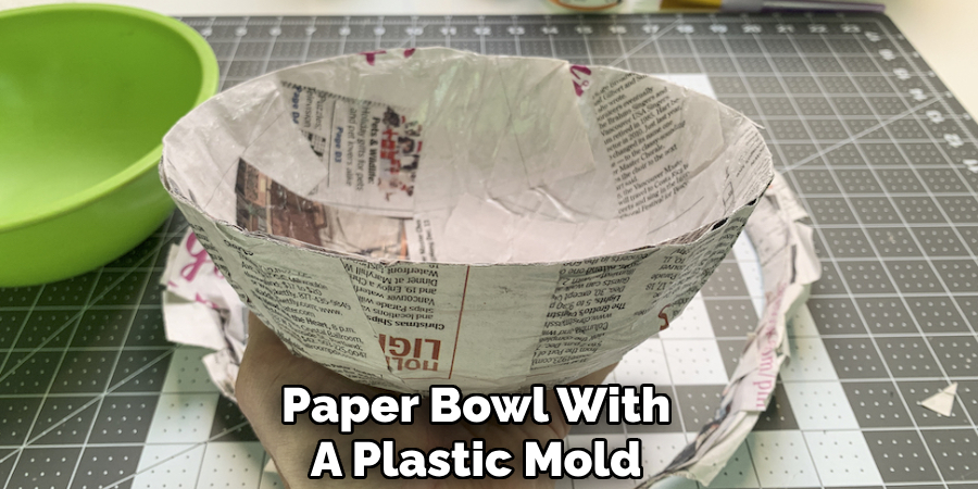 Paper Bowl With
A Plastic Mold