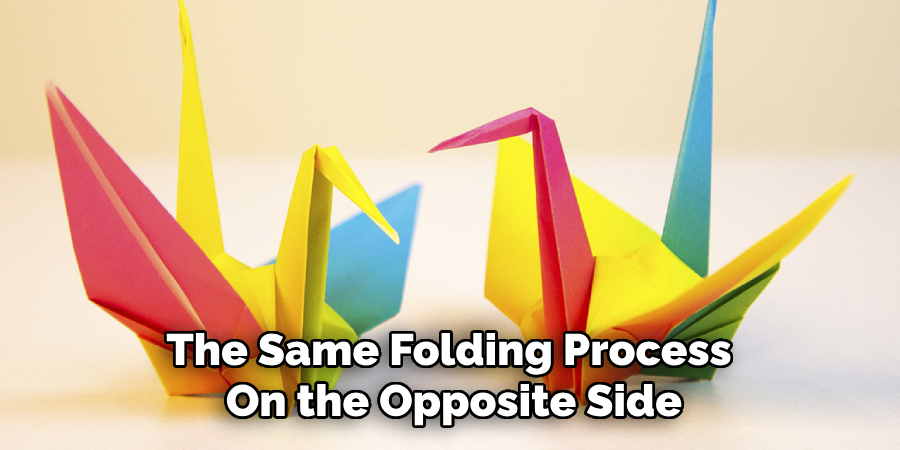 The Same Folding Process
On the Opposite Side