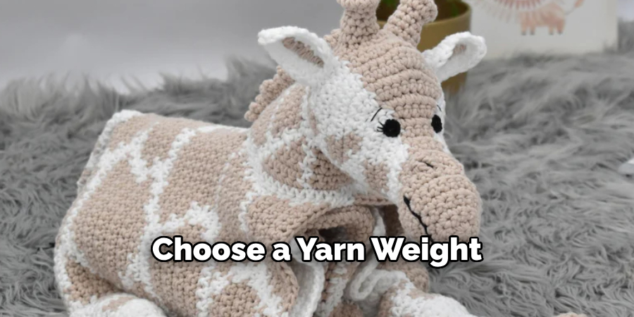 Choose a Yarn Weight