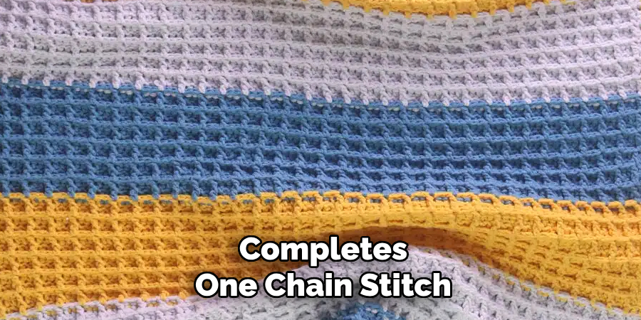 Completes
One Chain Stitch